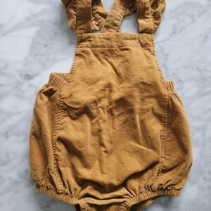 Angel Dear Mustard Bodysuit Romper